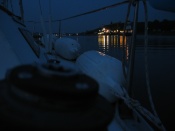 2006 august 11th anchoring out behind waities island